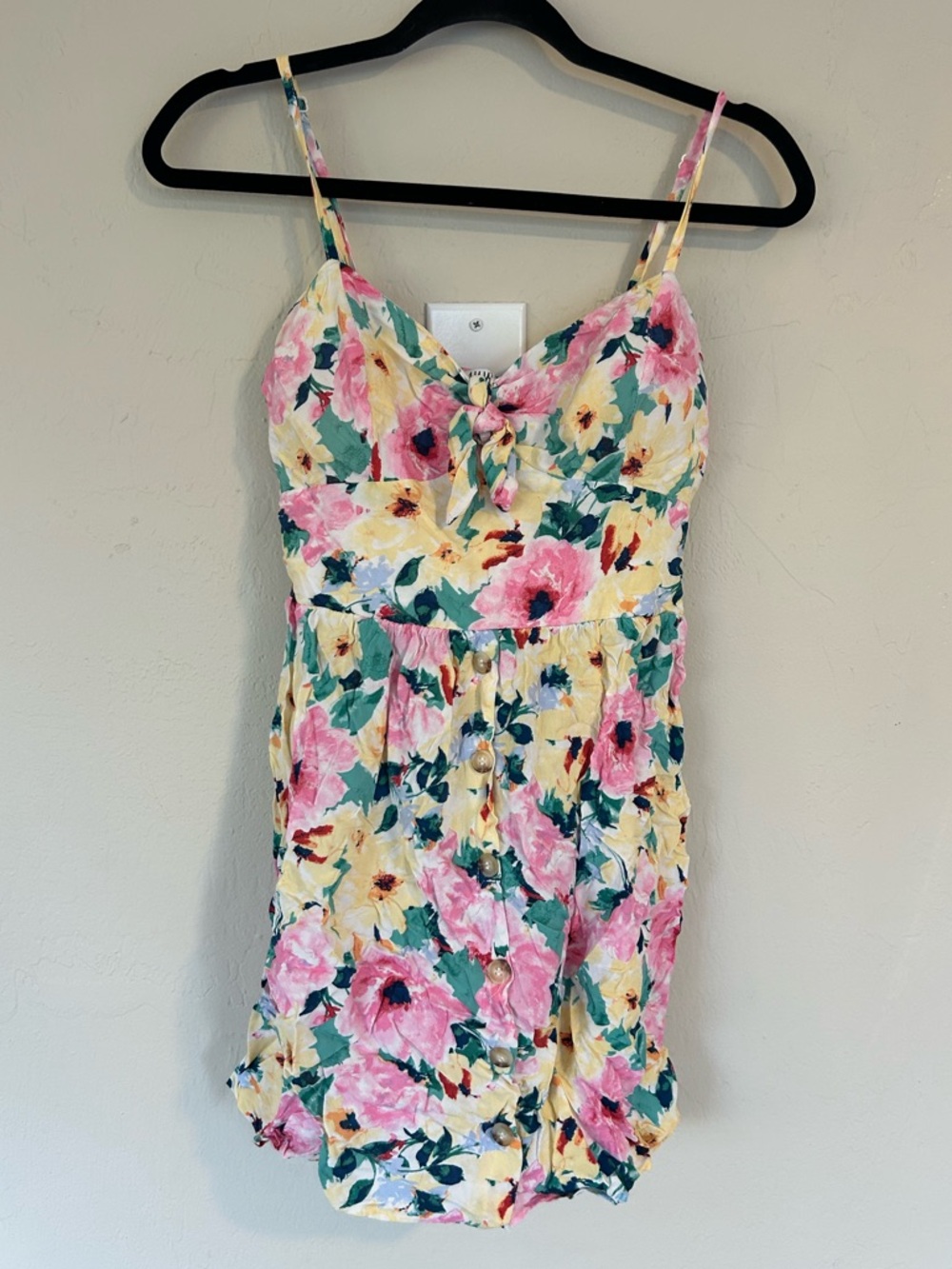womens floral dress Sleeveless Size Medium (1655)
